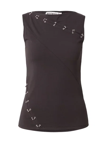 WEEKDAY Top Avril' negru