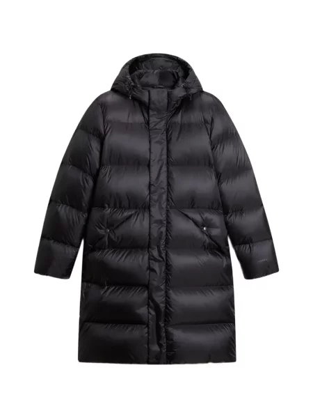 Matlasat palton Woolrich negru