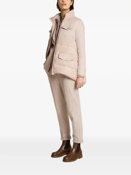 Pantaloni Kiton alergare cu cordon roz