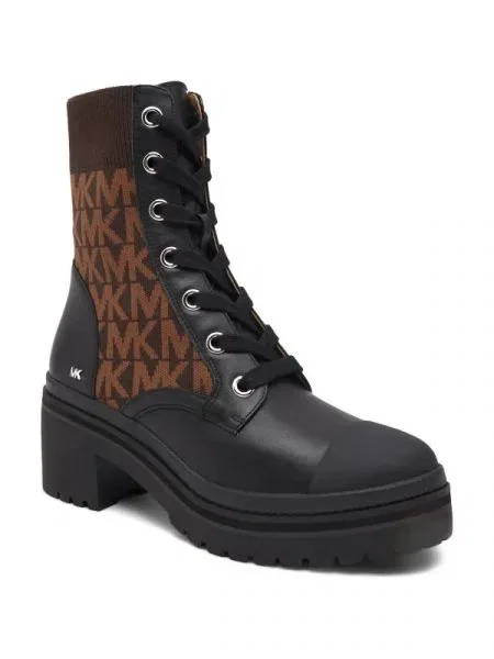 Michael Kors De piele botine BREA maro