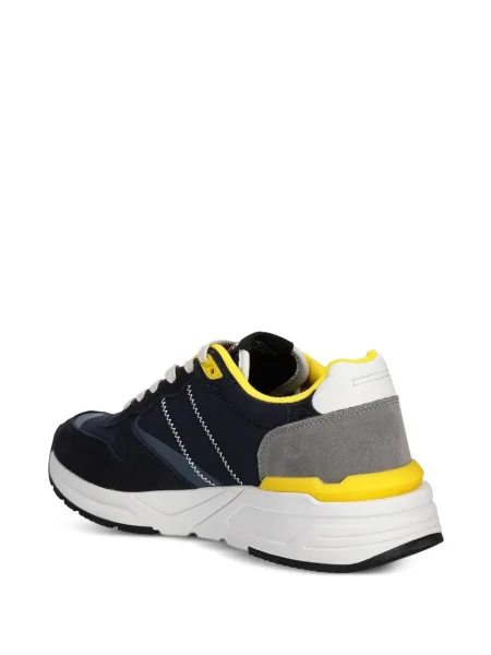 Sneakerși Blauer cu șireturi din dantelă albastru