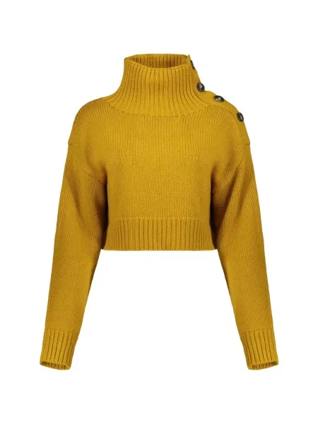 Cropp pulover Yves Salomon galben