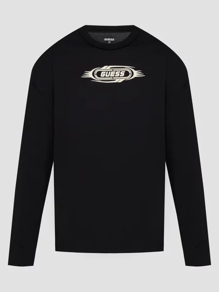 Лонгслив Guess черный