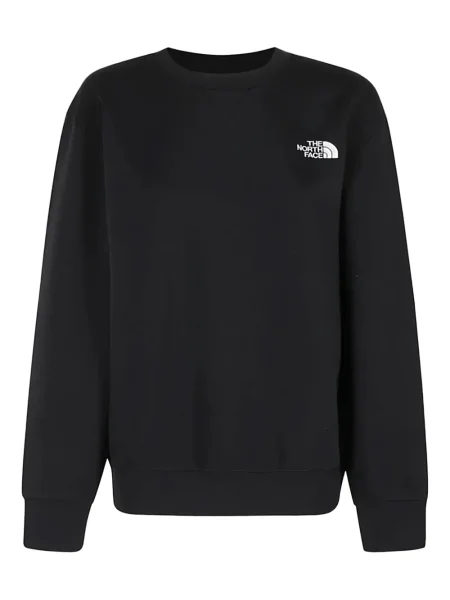 Hanorac crewneck The North Face cu broderie cu decolteu rotund negru