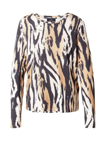 Monari Tricou galben / negru alb