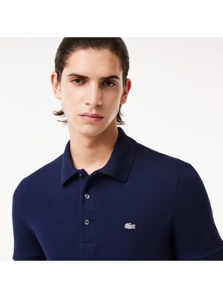 Поло Lacoste синее
