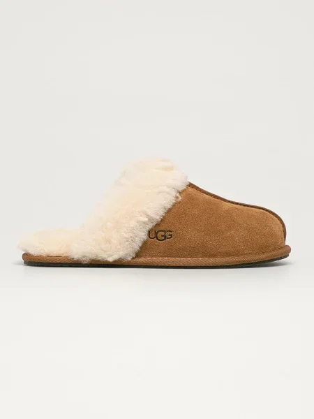 UGG Kućne papuče od brušene kože Scuffette II smeđa