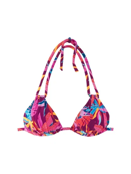 BUFFALO Sutien costum de baie galben / mov zmeură / fucsia roșu