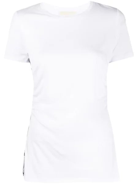 Tricou Michael Michael Kors cu volane alb