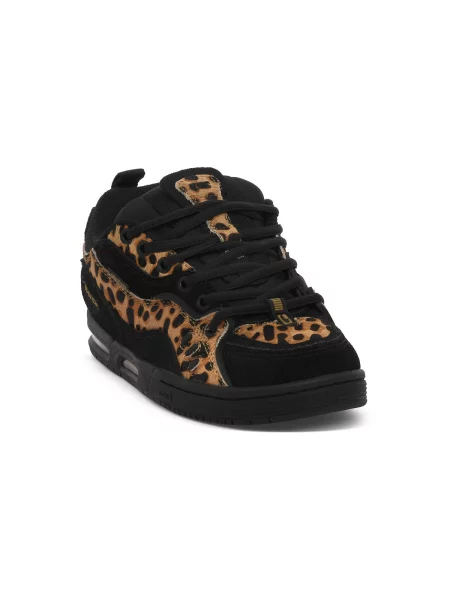 Pantofi Globe cu model leopard negru