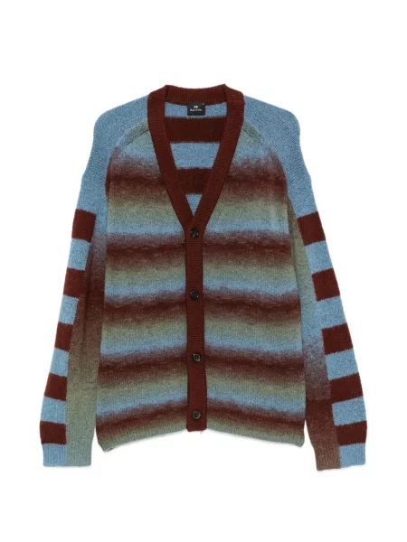 Cardigan Ps Paul Smith cu dungi albastru