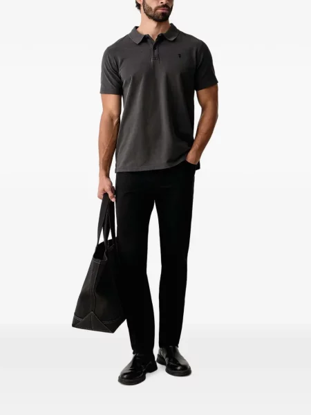 Polo Trussardi με κέντημα γκρι