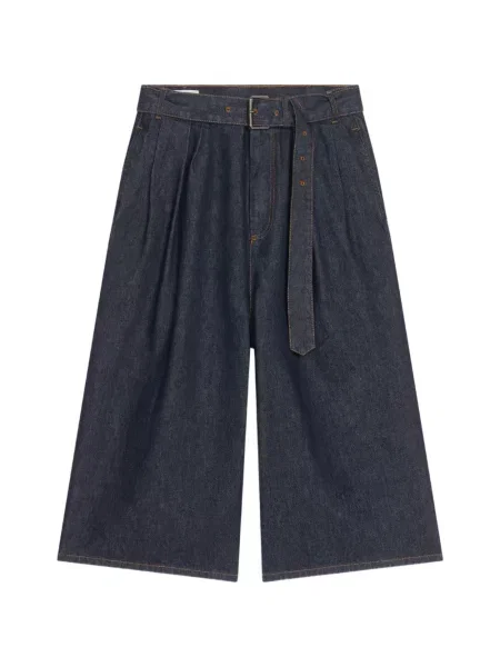 Pantaloni scurți din denim Dries Van Noten albastru