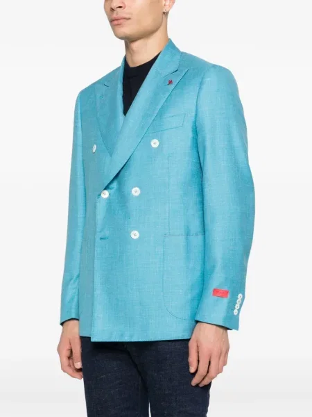 Dvouřadé sako Isaia modré