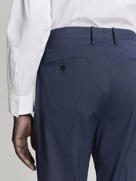 Spodnie garniturowe París super slim fit atramentowy Mężczyzna 38 MANGO MAN