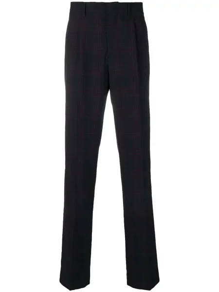 Pantaloni Calvin Klein în carouri albastru