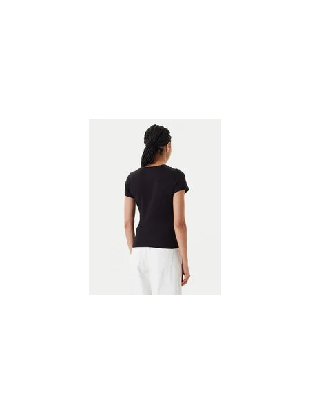 Tommy Jeans Póló Essential Slim Fit fekete