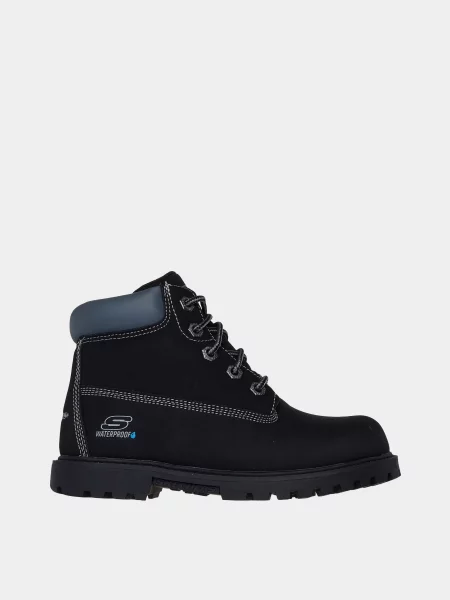 Детские ботинки Skechers черные