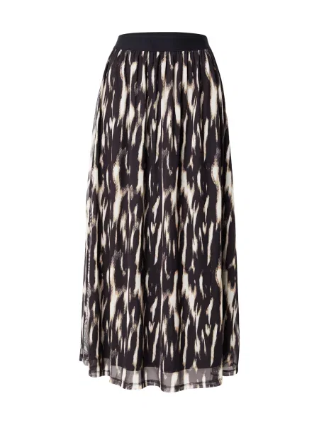 VILA Fustă VIVOLETTIS DIA bej / maro negru