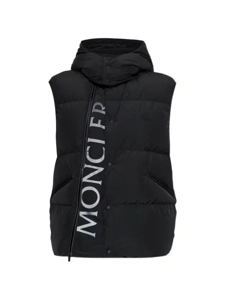 Vestă Moncler cu imagine negru
