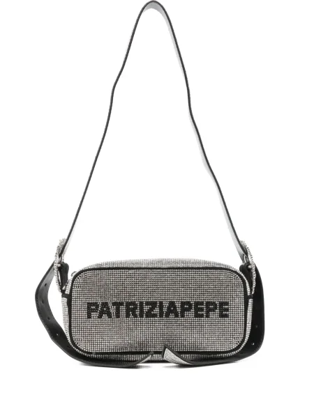 Torbica Patrizia Pepe s kristalima srebrena