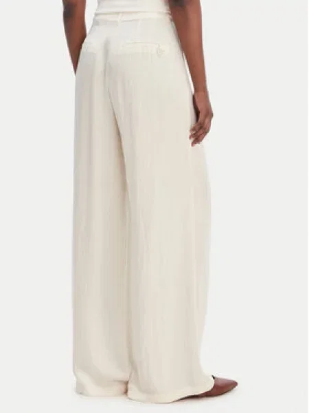 Marella Palazzo hlače Formato Écru Wide Leg bež