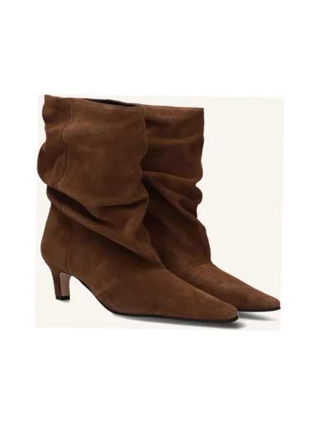 Steve Madden botki zamszowe Vexa brązowe