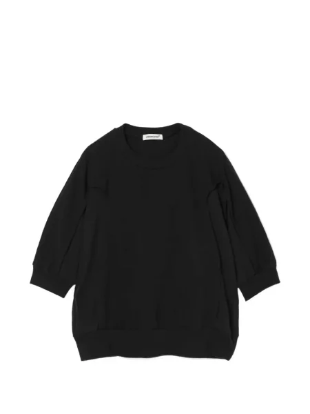 Tričko Undercover s tříčtvrtečními rukávy černé