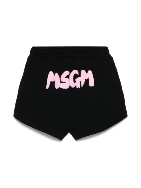Szorty dziecięce Msgm czarne