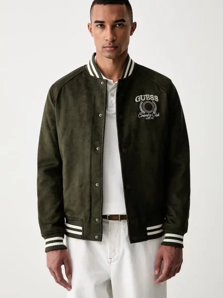 Guess geacă bomber pentru bărbați verde
