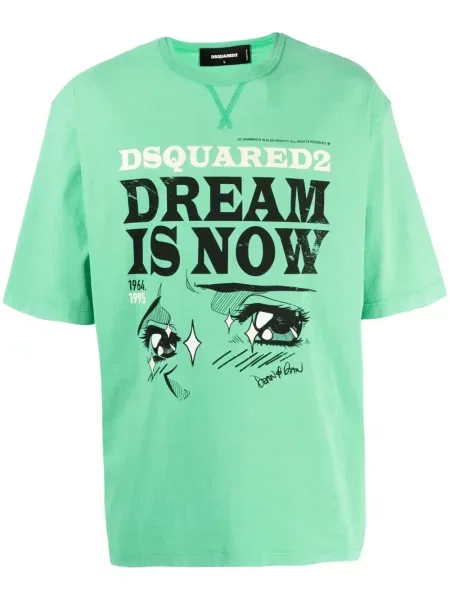 Tricou Dsquared2 cu imagine verde
