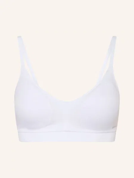 Skiny Bustier Podprsenka Cotton Stretch bílá