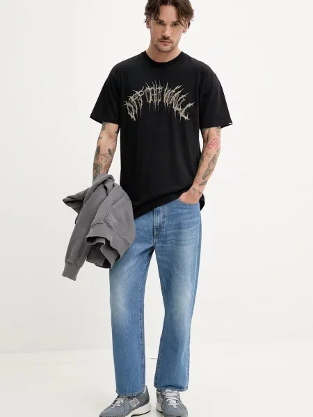 Vans t-shirt z nadrukiem czarny