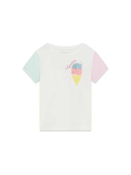 Guess T-shirt Regular Fit bijela