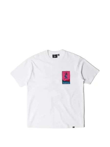 Tricou By Parra cu imagine alb
