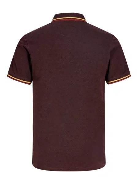 JACK & JONES Tričko JJEPaulos čokoládová