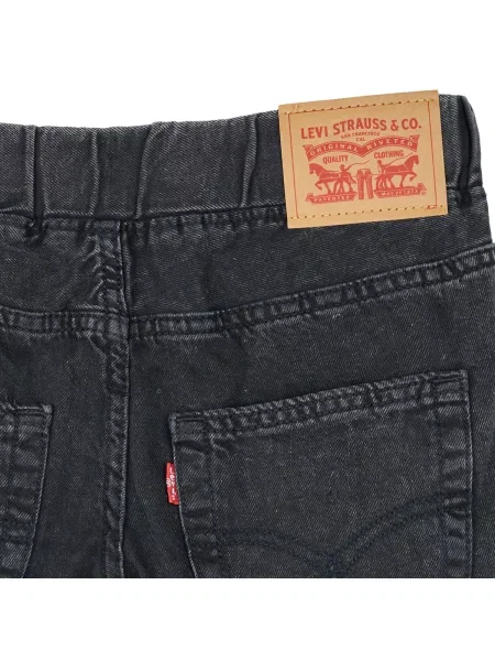 Široké džínsy Levi's čierna