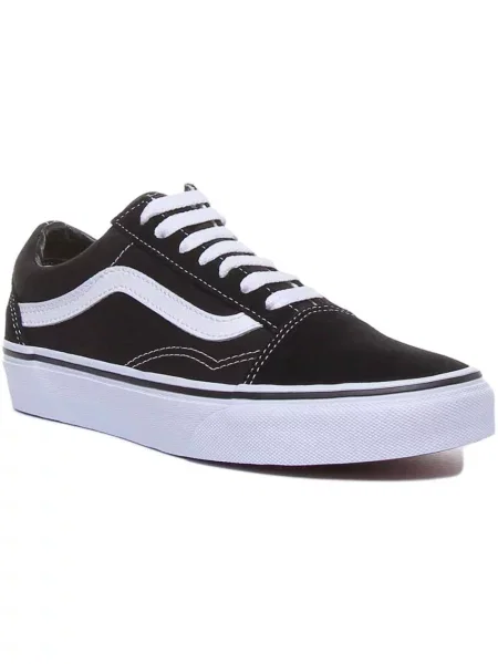Sneakersy Vans Old Skool skórzane czarne