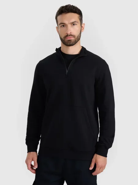 4F bluza M czarny