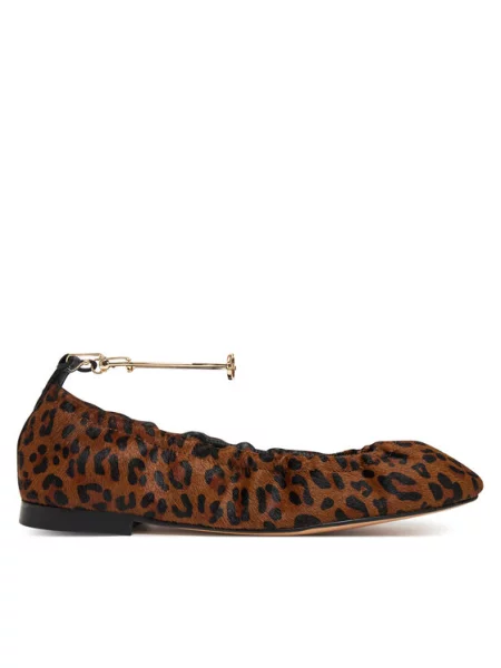 TWINSET Балетки коричневий