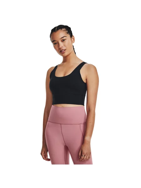 Tílko Under Armour Meridian Fitted Crop Tank Black L černé