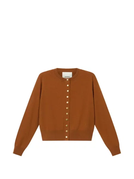 Cardigan Isabel Marant de lână maro