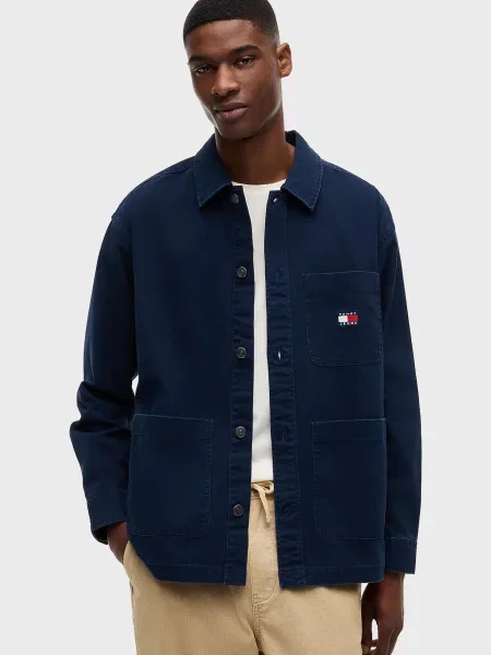 Джинсова сорочка Tommy Jeans синя