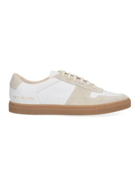 Common Projects sneakersy skórzane Bball Duo Slim beżowy białe