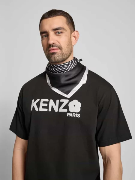 T-shirt z czystej bawełny Kenzo czarna
