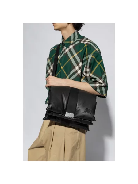 Torba Burberry skórzana czarna