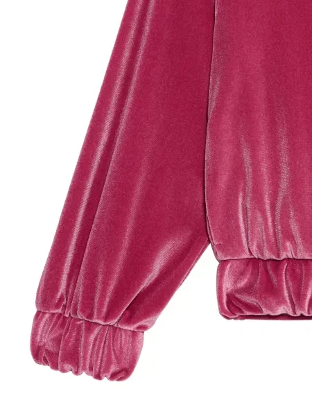 Bluza z kapturem dziecięca Roberto Cavalli różowa
