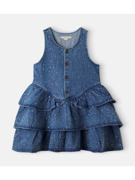 Gyerek denim ruha Konges Slojd kék
