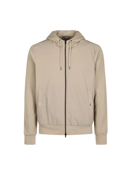 Bluza Herno z dżerseju beżowa
