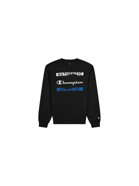 Hanorac crewneck Champion negru